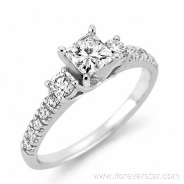 14K White Gold Wedding Rings Engagement Ring